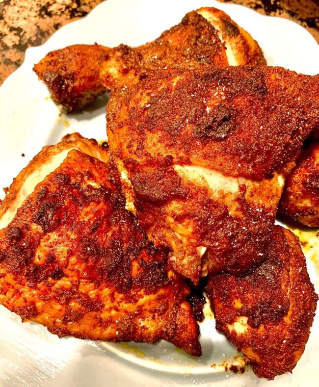 BBQ Oven Fried Chicken