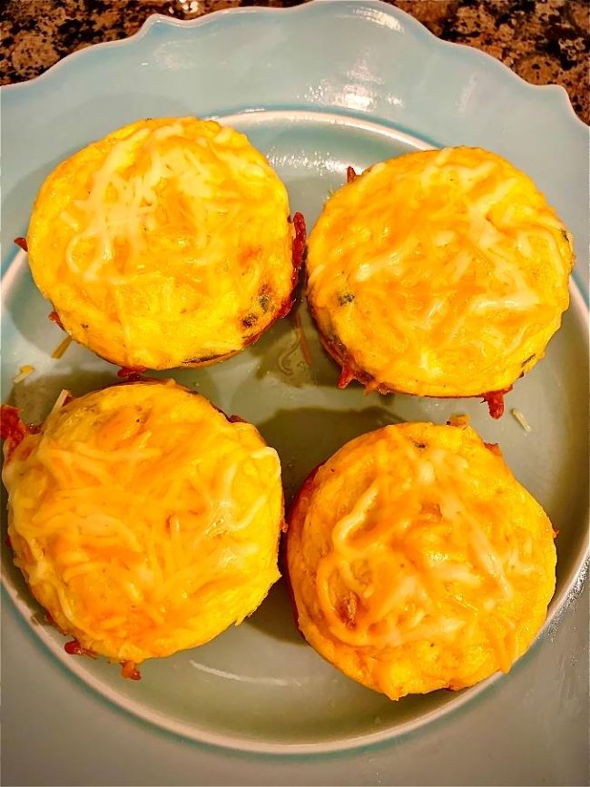 Mini Sausage & Egg Quiches