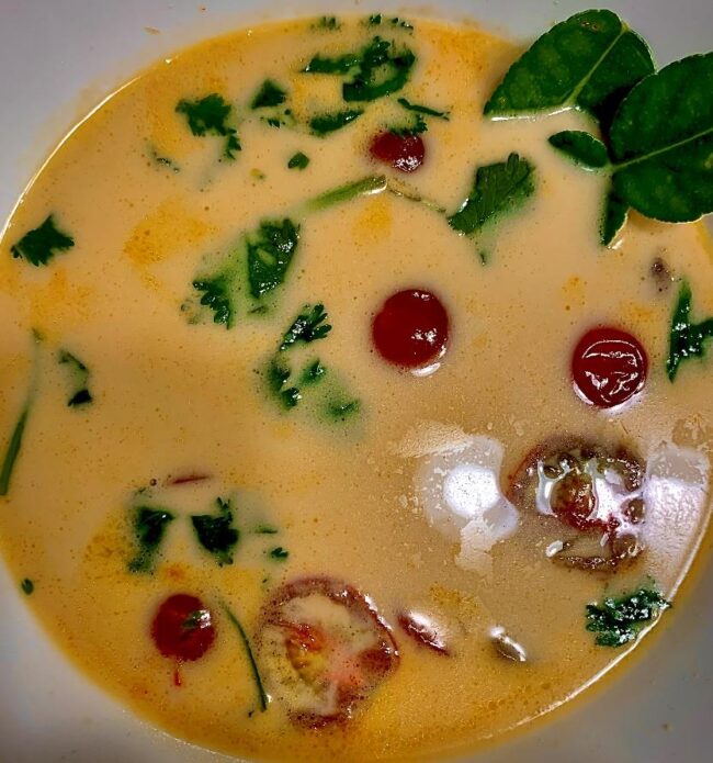 Thai Coconut Soup (Tom Kha Gai)